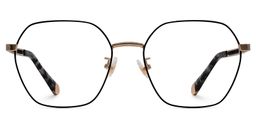 Dunbar Black Geometric Glasses0