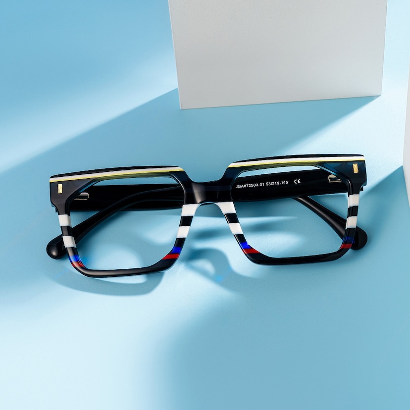 Laguer Rectangle Black Glasses