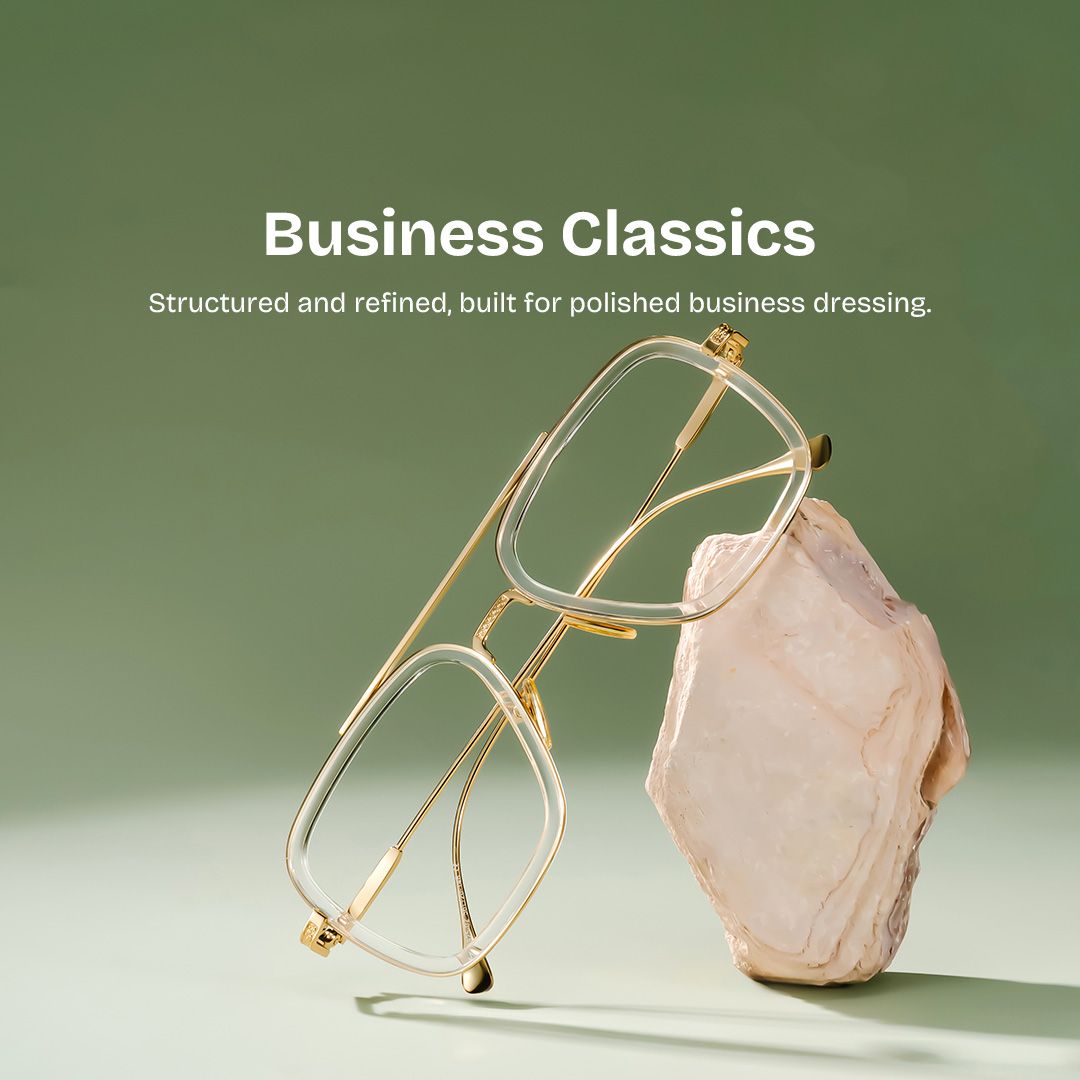 Gifford Aviator Clear Frame Glasses | Zeelool Optical0