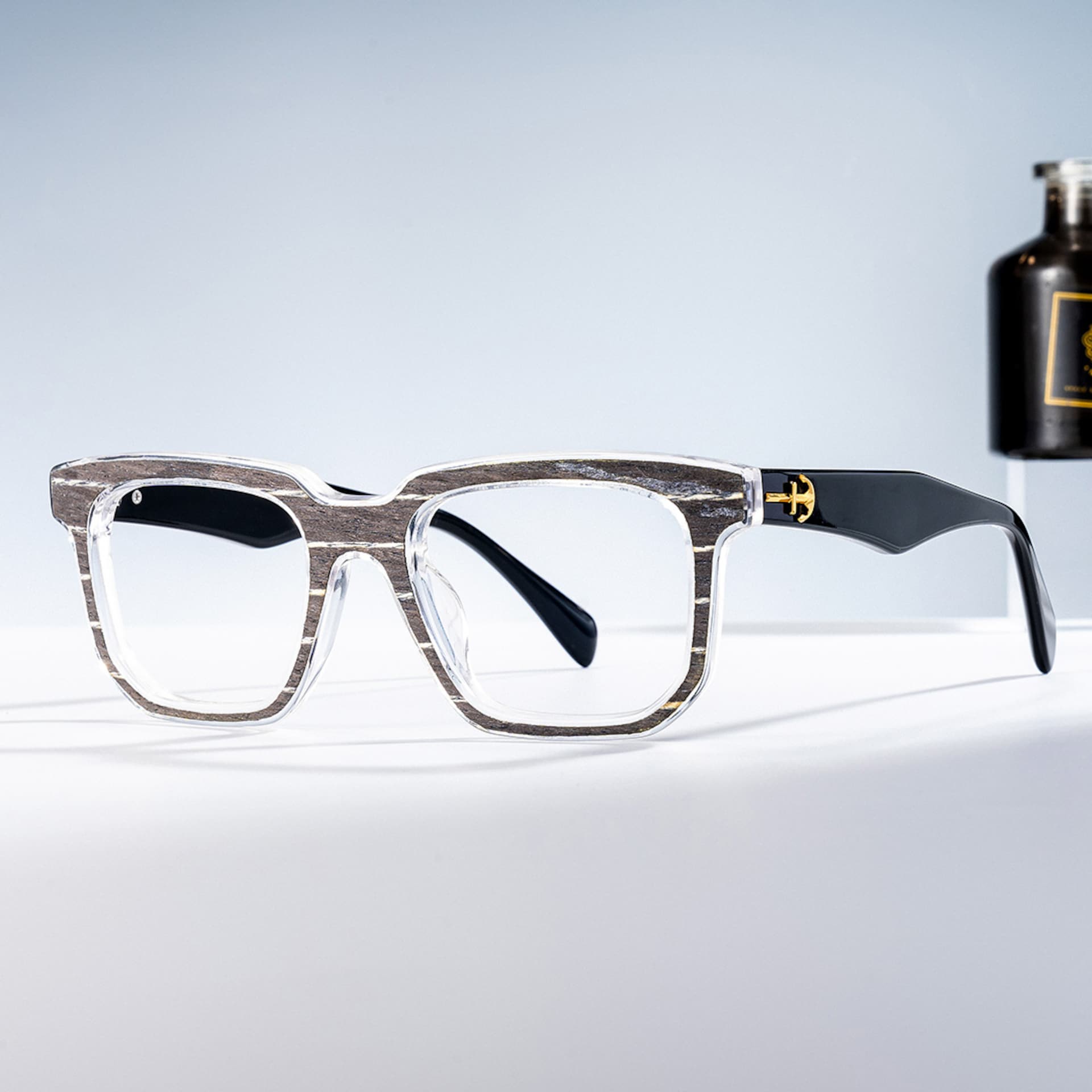 Matte Black Men's Eyeglasses0