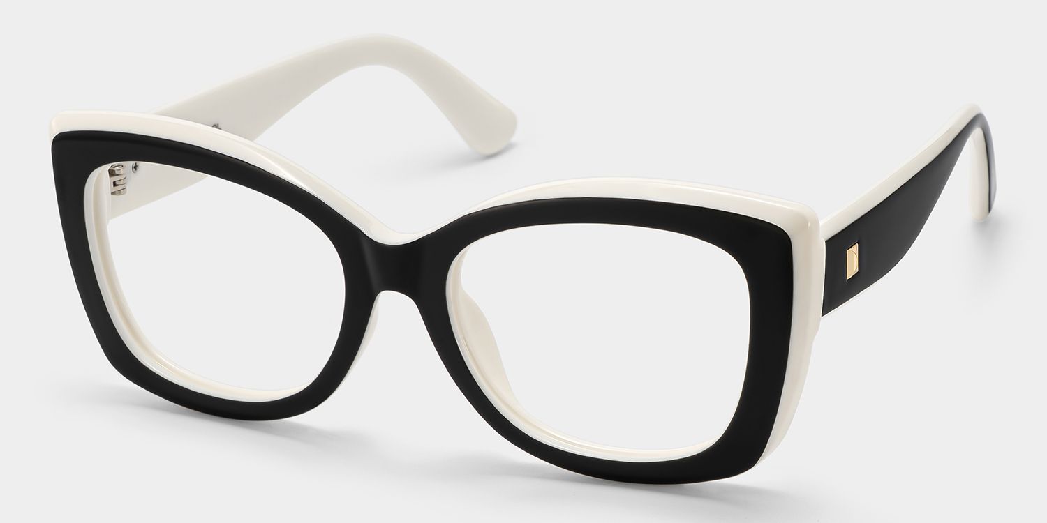 Rosie Butterfly Black and White Glasses Frame Style | ZEE...2