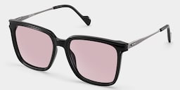 Zeyna Square Black Sunglasses2