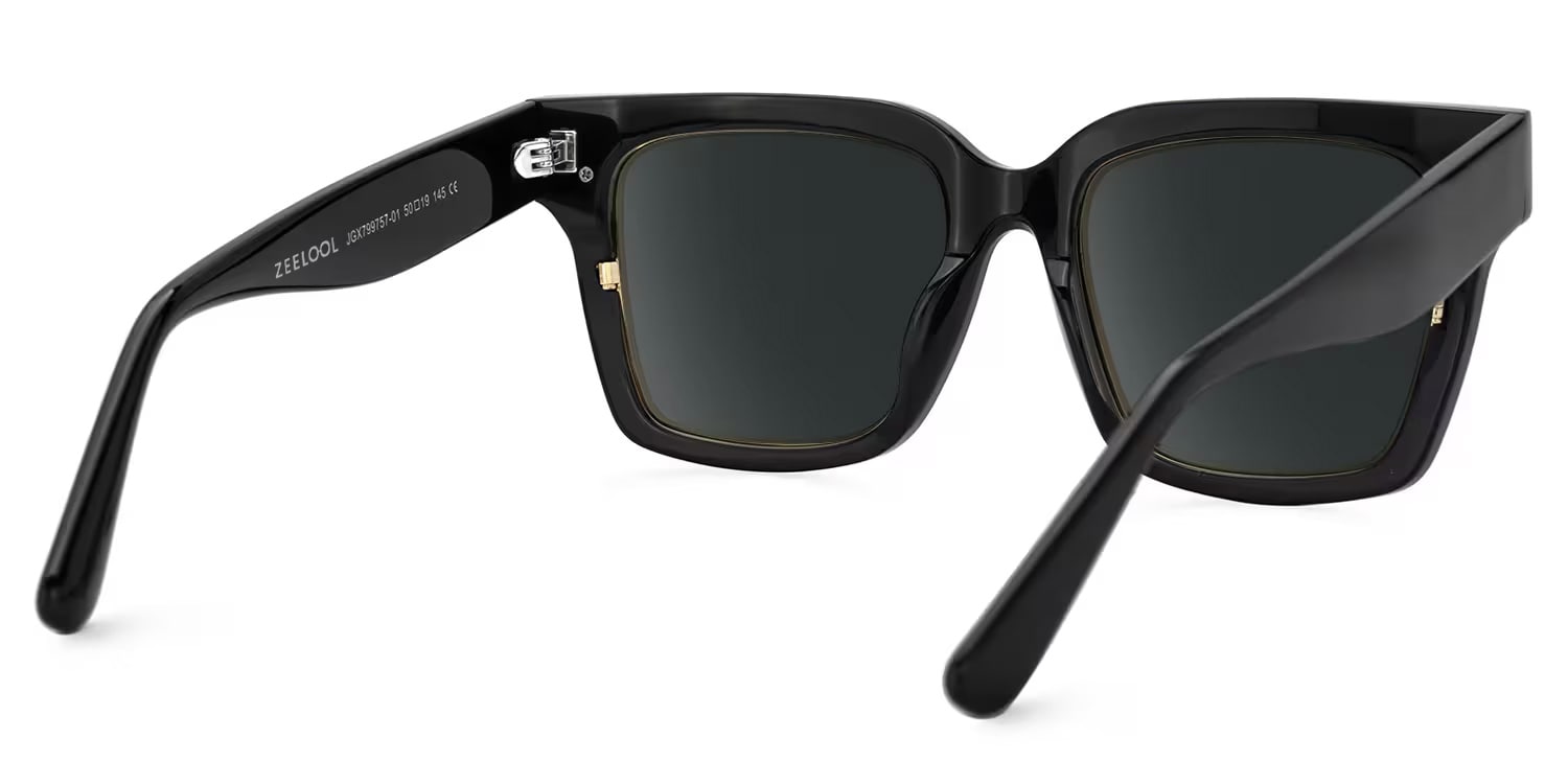 Taylor Square Black Glasses3