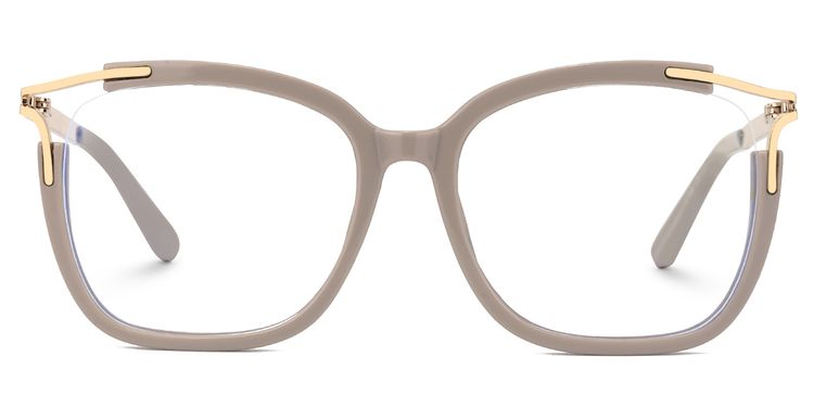 Sidibe Square Khaki Glasses
