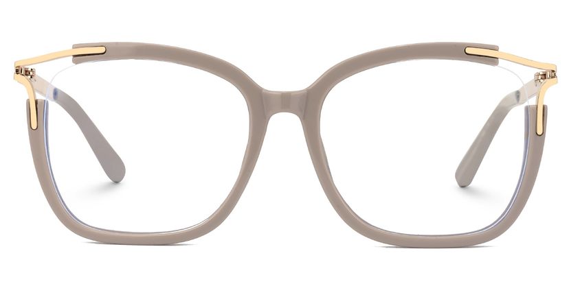 Sidibe Square Khaki Glasses