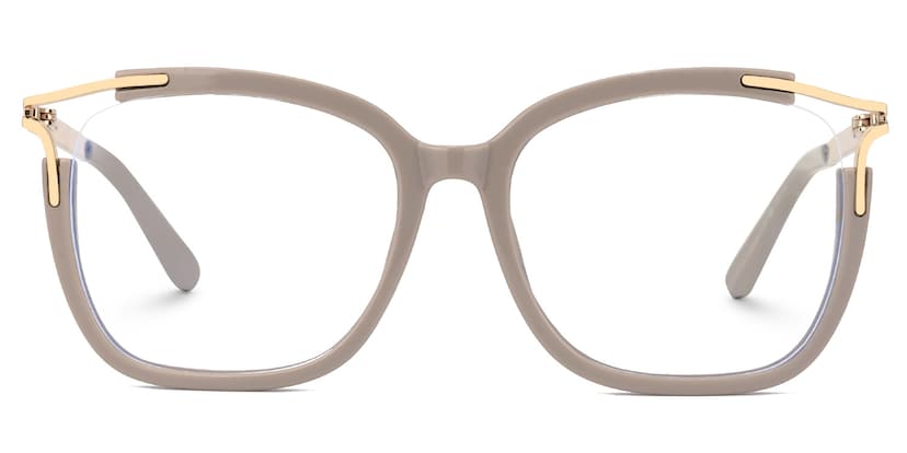 Sidibe Square Khaki Glasses