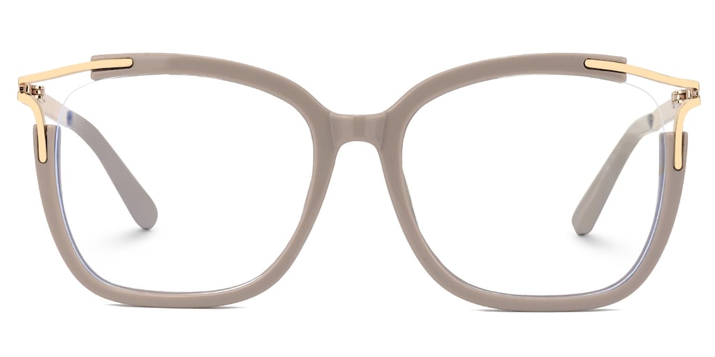 Sidibe Square Khaki Glasses