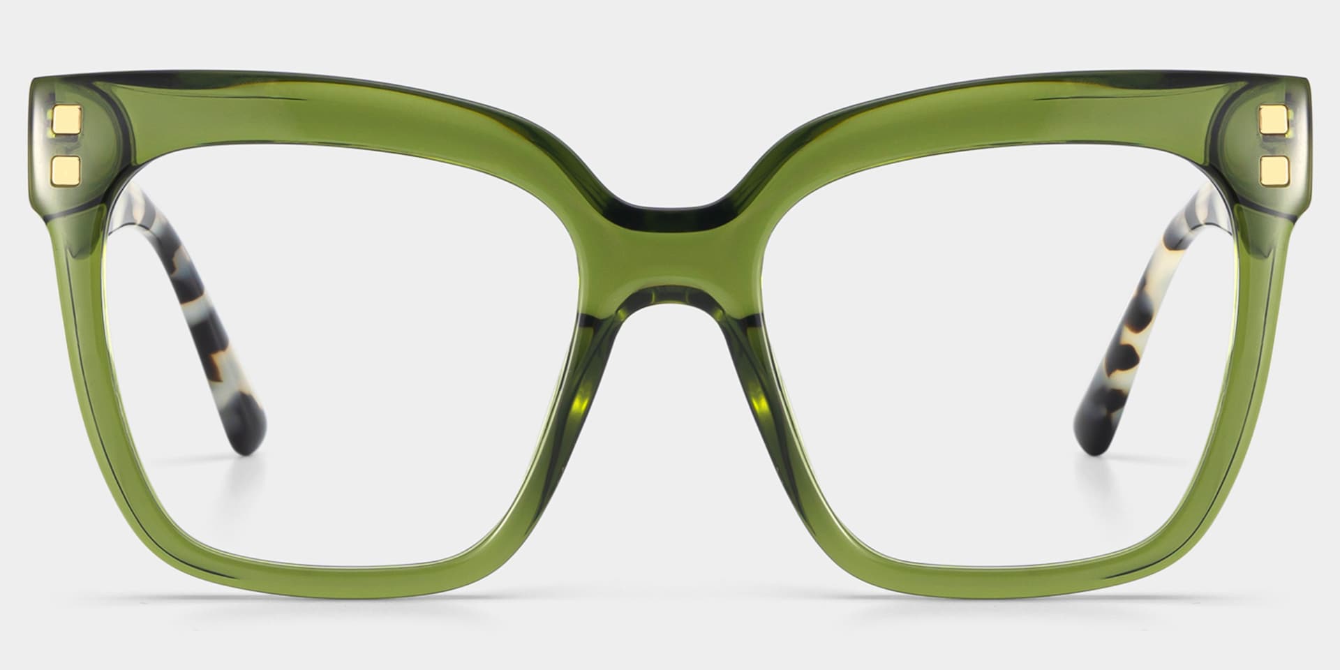 Minguela green square frame glasses Online | ZEELOOL1