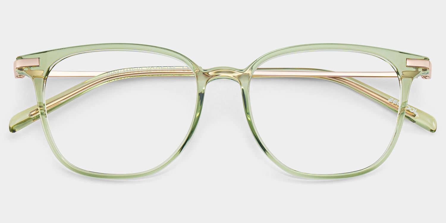 Florence Turquoise Rectangle TR90 Eyeglass Frames for Women | ZEELOOL2
