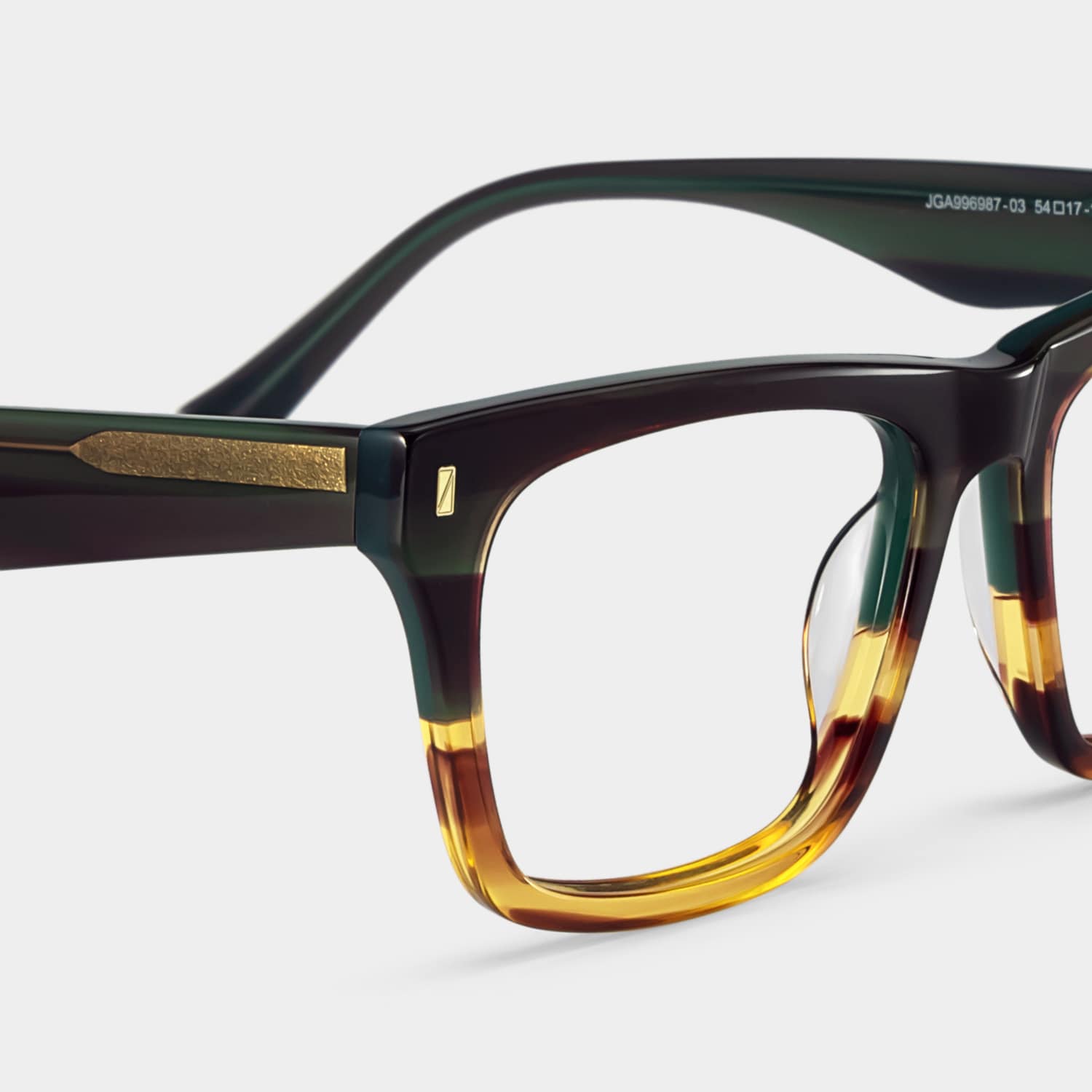Brookins rectangular tortoise shell glasses Online | ZEELOOL