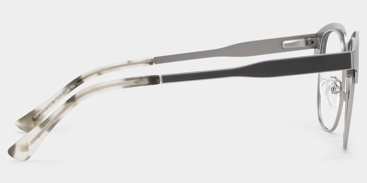 Wren Browline Dark-Gray Eyeglasses and Glasses Frames3