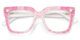 Teresita Square Pink Glasses2