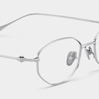 Everett Geometric Silver Glasses5