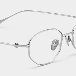 Everett Silver Geometric Glasses8