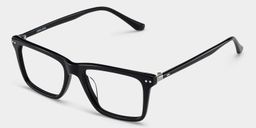 Harper Black Rectangle Glasses3