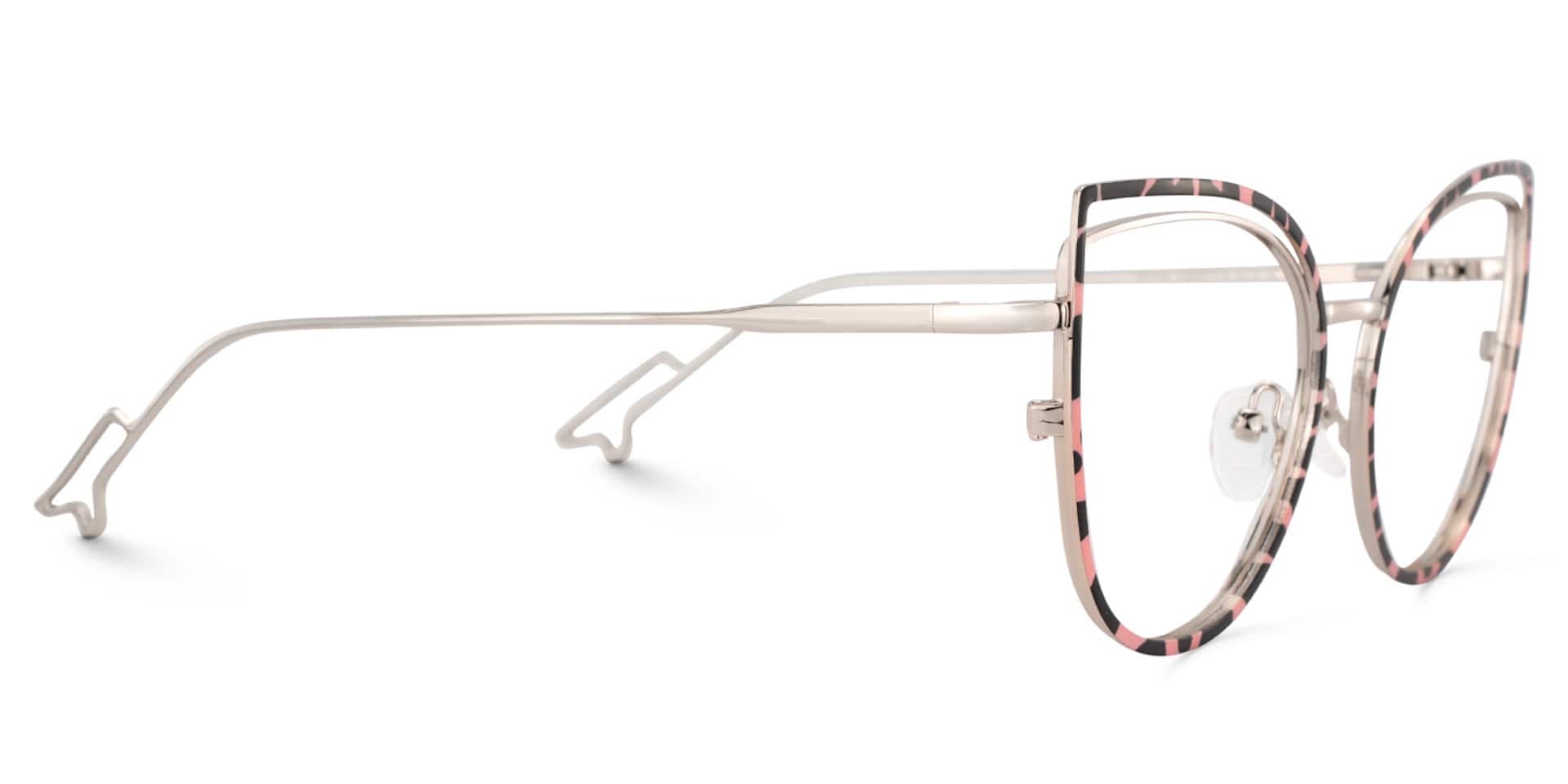 Spivey Cateye Metal Full Frame Eyeglasses | Zeelool3