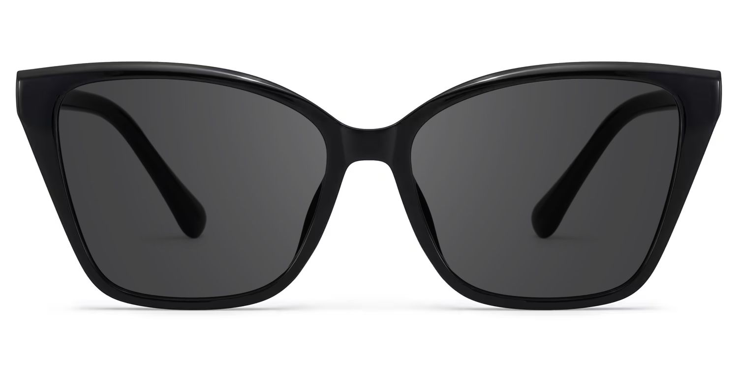 Sienna Tr90 Black Butterfly Frame Sunglasses | ZEELOOL0