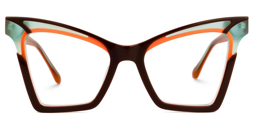 Johnsie Cateye Brown Glasses