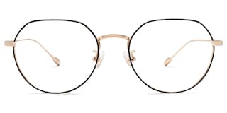Herbert Round Black Glasses0
