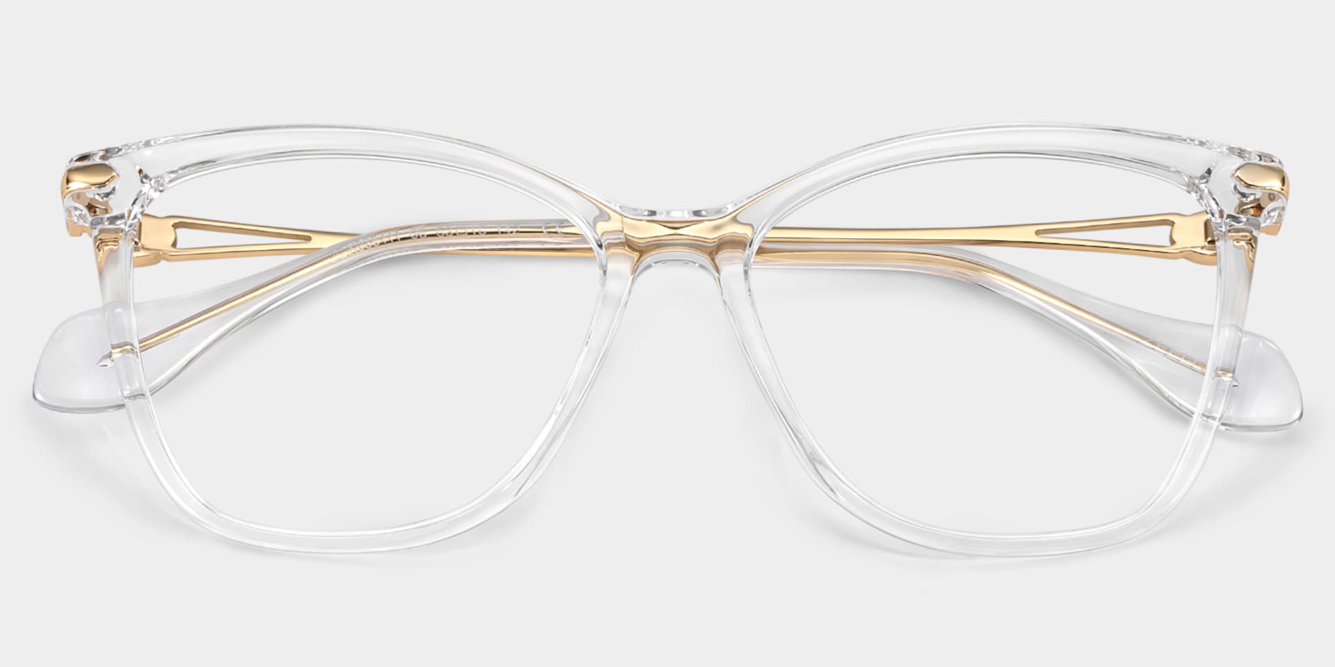 Westley thin clear frame glasses with Butterfly Frame Online | ZEELOOL1
