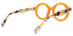 Henson Round Orange Glasses3