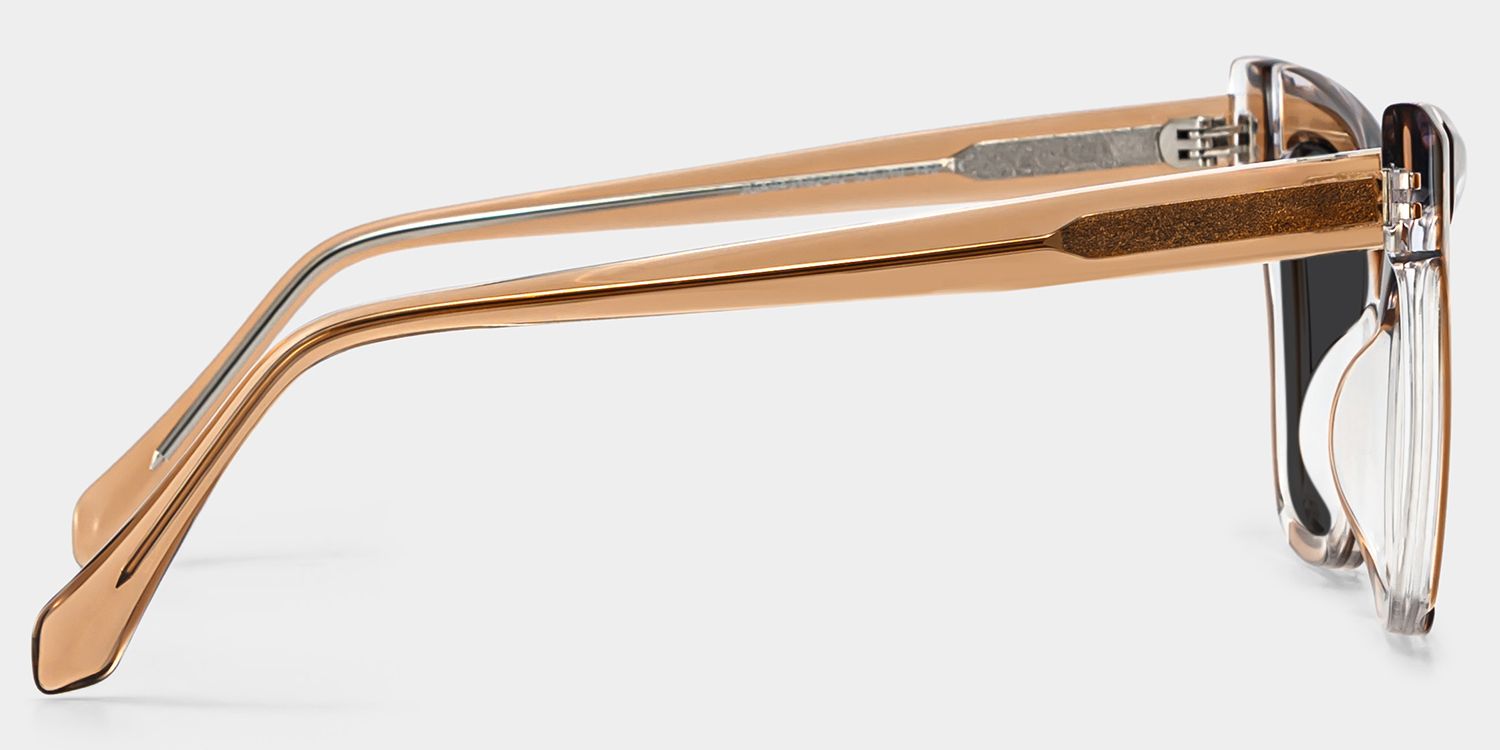 Saucie Light Brown Cat eye Frame Sunglasses | Zeelool3