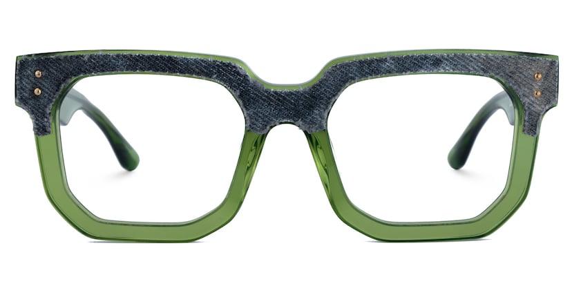 Ramcevic Square Green Glasses