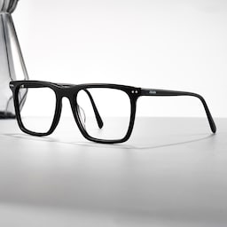 Frantz Square Black Glasses0