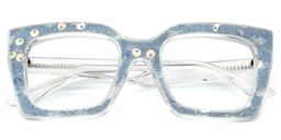 Cailey Square Clear Glasses2