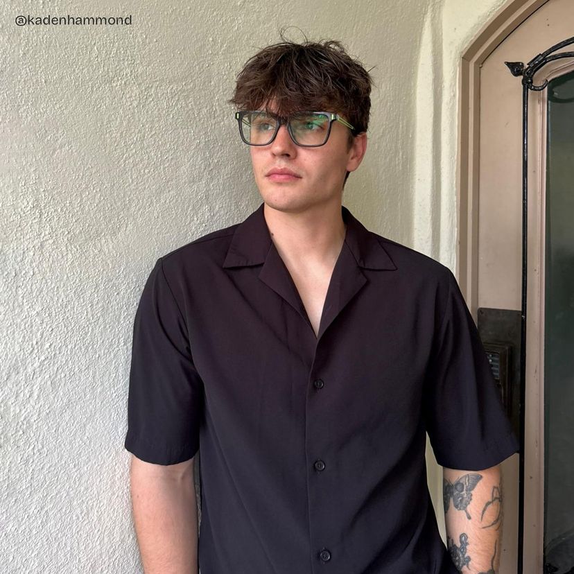 Axel Rectangle Gray Glasses