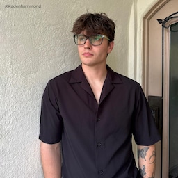 Axel Rectangle Gray Glasses7