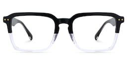 Vickerie Rectangle Black Crystal Glasses1