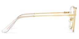 Levi Geometric Gold Glasses4