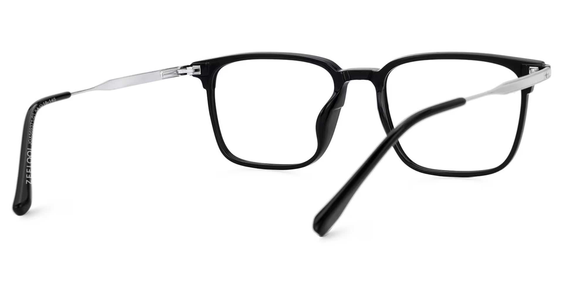 Roxy Rectangle Mixed-Materials Full-Frame Eyeglasses | Zeelool3