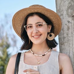 Tricee Square Clear Glasses8