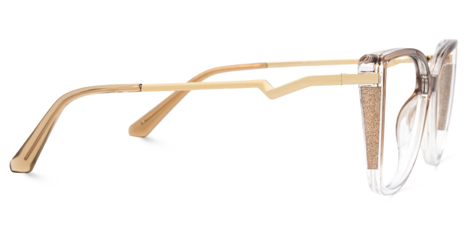 Spring hinges Celisa Eyeglasses, Celisa Two-Tone Glasses -Zeelool2