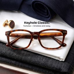 Buzz Tortoise Rectangle Glasses0