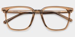 Jude Light Brown Square Glasses2