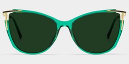 Yomary Cateye Green Glasses0
