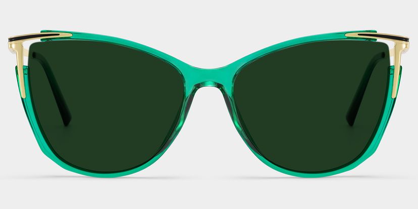 Yomary Cateye Green Glasses
