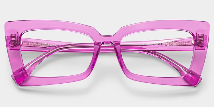 Newell Pink Rectangle Glasses
