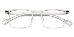Violet Browline Silver Glasses2