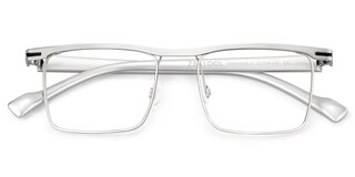 Violet Browline Silver Glasses2