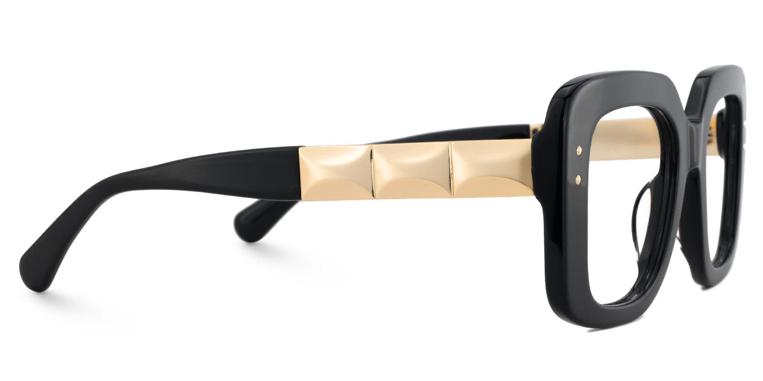 Designer Thick Black Frame Glasses4