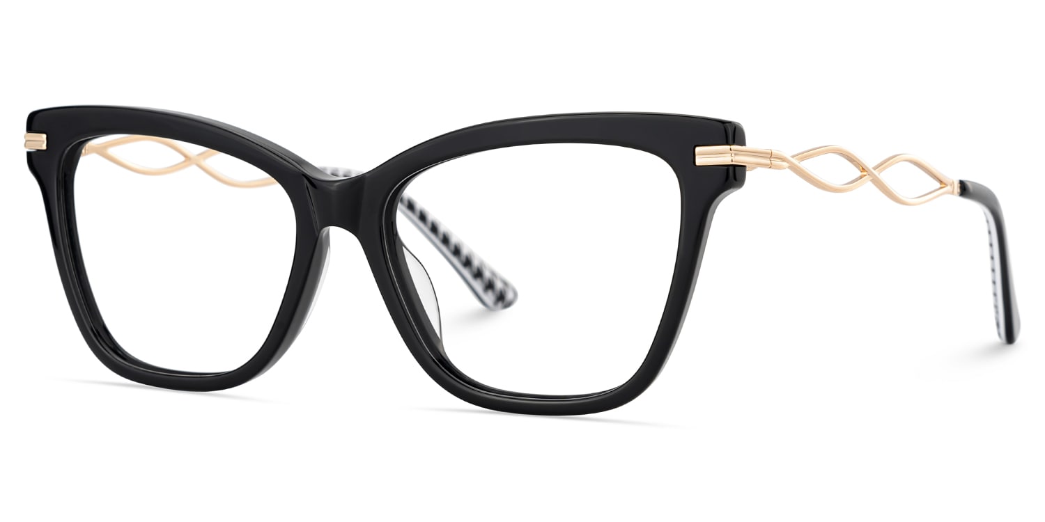 Mason Cat eye Black Glasses3