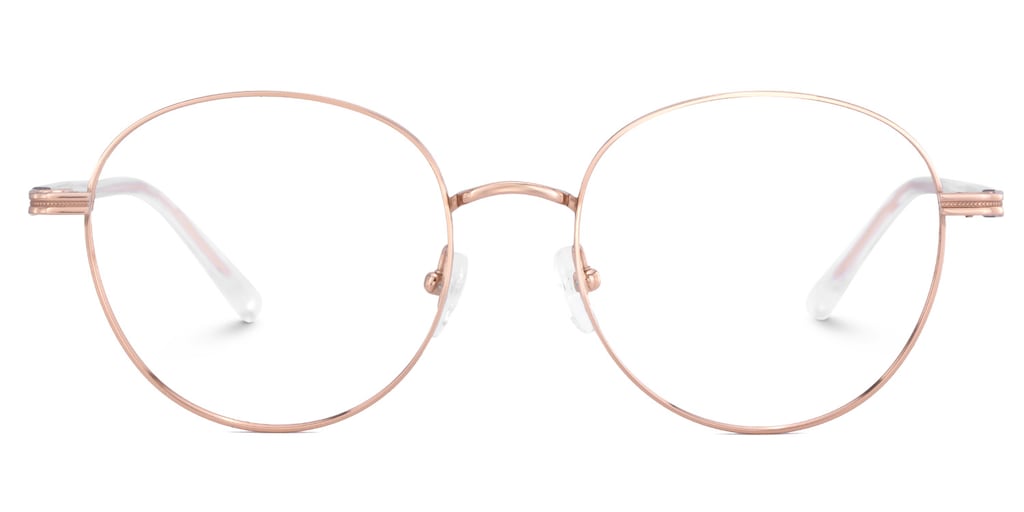 Celena Round Rose-Gold Glasses