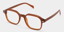 Josh Rectangle Brown Glasses3
