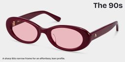 The 90s Red Oval Sunglasses2