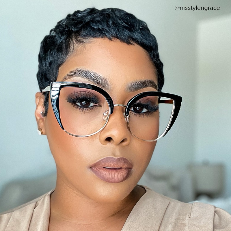 Brewer Cateye Black Glasses5