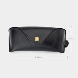 High-Quality Black Leather Eyeglass Case5
